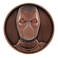 Xcoser Deadpool 3 Wade Wilson Alloy Collectible Coin Badge Movie Replica Gifts picture