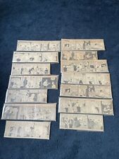1946-1949 Gasoline Alley Comic Strips Mixed Month Blocks Lot of 14 MRGA9 picture