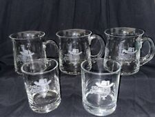 Vintage Tiffany And Company Set Of 5 Country Gentlemen Glasses picture