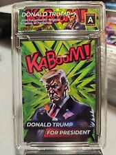 President Donald J. Trump Kaboom Green  Atomic Refractor Card picture