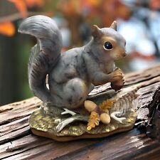 Vintage Figurine from Masterpiece Porcelain by Homco Squirrel Acorn 1982 T04 picture