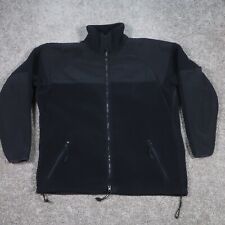 DSCP US Military Cold Weather Heavy Fleece Jacket Mens Large Black Polartec USGI picture