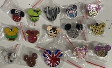 Disney Mickey Mouse HEAD Only Pins lot of 15 picture