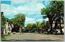 Vtg Andover ME Main Street View Standard Oil Service Station 1950s Postcard picture