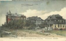 Omaha Nebraska Immanuel Deaconess Institute hand colored 1907 Postcard 21-9183 picture
