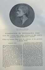 1906 Washington D C in the Time of Thomas Jefferson illustrated picture