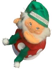 Annalee Mushroom Elf Toadstool 2013 Posable Doll, 2013 10” Pixie Gnome Christmas picture