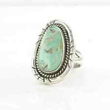 Vintage Native American Silver Ring Turquoise Sterling Light Blue Size 6 1/2 picture