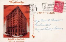 Nashville TN Tennessee The Hermitage Hotel Advertising c1953 Vtg Postcard O3 picture