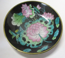 Vintage Decorative Use Only Small Chinese Floral Bowl picture