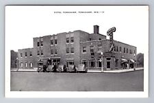 Tomahawk WI-Wisconsin, Hotel Tomahawk, Advertising, Antique, Vintage Postcard picture