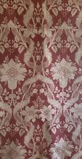 Beautiful Early 20th Cent. French printed linen floral fabric 5136 picture