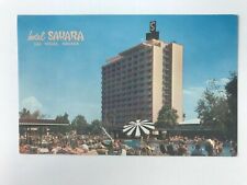 Postcard NV Las Vegas Sahara Hotel Garden of Allah Pool Scene early 1960's picture