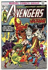 AVENGERS #131 VG, Marvel Comics 1974 Stock Image picture