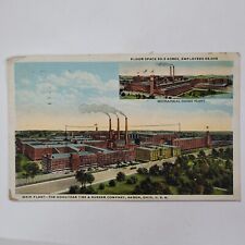 Goodyear Tire & Rubber Co Main Plant Akron OH Ohio VTG Postcard Birds Eye View picture
