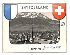 Luzern Switzerland Souvenir Mini RPPC* Postcard Packet - c1957 10 cards VGC picture