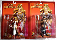 Lady Pendragon Combo Deal, BROWN & Blonde HAIR Action Figures both for one price picture