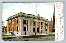 Waterbury CT-Connecticut, The Post Office, Antique, Vintage c1907 Postcard picture