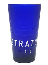 VGUC Stratosphere Hotel Casino Las Vegas Blue Drinking Glass picture