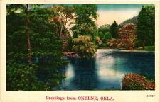 VTG Postcard- 46957. OKEENE OKLAHOMA. UnPost 1930 picture