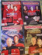 4  Vintage Cinefantastique Star Trek Issues, includes 2 double ... lot picture