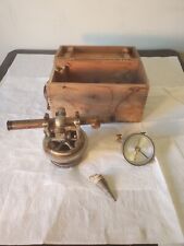 Surveyors Transit Bostrom Model 5 With Compass & Plumbob Rough Wooden Box  picture