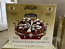 MR CHRISTMAS WORLD'S FAIR ROUNDABOUT TEA CUPS~GOLD LABEL MUSICAL~EX COND~2005 picture