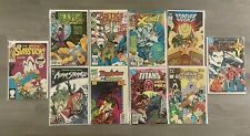 Lot of 10 DC Marvel Comic Books Vintage And Modern picture