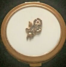  ZELL FIFTH AVENUE LADIES POWDER COMPACT BRASS ENAMEL #139 picture