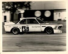 BR52 Rare Original Photo PETER GREGG RACING High Speed Auto Car Goodyear Tires picture