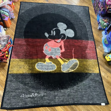 Vtg Biederlack Blanket Mickey Mouse Walt Disney Acrylic USA 55x49 Throw Rev picture
