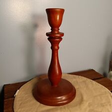 Vintage Wooden Candlestick Holder, Column, 11