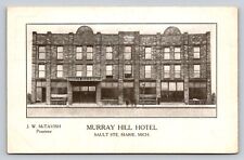 c1910 J W McTavish Proprietor Murray Hotel Sault Ste Marie   Michigan P307 picture