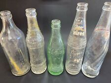 OLD Soda Bottles ACL Embossed Coca Cola Mixed Lot of 5 picture