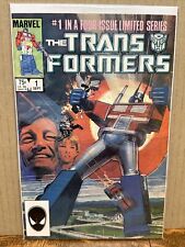 Transformers #1  1st First Print Marvel 1984 Sienkiewicz Cover - See Pics VF/NM picture