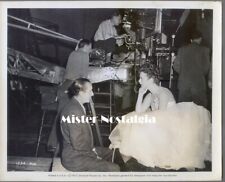 Vintage Photo 1947 Deanna Durbin Bert Allenberg on set of Something In The Wind picture