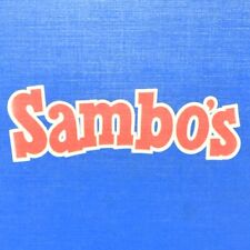 1981 Sambo's Restaurant Menu Burger Sandwich Soup Dinner Salad Dessert #3 picture