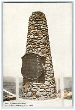 c1910's Monument Fetterman Scene Massacre 18 Fort Kearney Nebraska NE Postcard picture