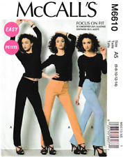 McCall's Pattern M6610 c2012, Misses/Petite Jeans, Size 6-14, FF picture