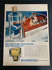 Vintage 1950s Evinrude Boat Motors Print Ad picture
