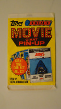 1981 TOPPS REAL MOVIE GIANT PIN-UP FACTORY SEALED VINTAGE PACK picture