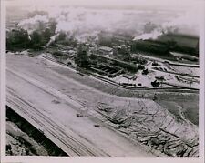 LG885 Original Photo GARDENIER Tampa Plant Phosphate Mining Industry Aerial View picture