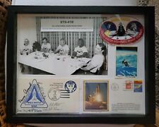 STS-41B Full Crew signed Launch Cover Display W ROB McNAIR BRUCE McCANDLESS CERT picture