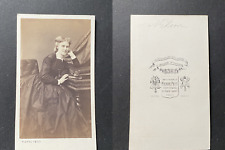 Pierre Petit, Paris, Swedish singer Christine Nilsson, circa 1865 vintage picture