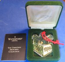 IOB 1996 Waterford Crystal Christmas Gift Ornament Christmas Memories Collection picture
