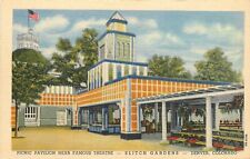c1940s Elitch Gardens Amusement Park Picnic Pavilion, Denver, Colorado Postcard picture