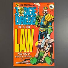 Judge Dredd 1 KEY Eagle 1983 Brian Bolland cover John Wagner comic book picture