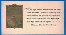 1930's Vintage CHRISTMAS Card - Peace On Earth, Good Will To Man A1 picture