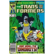 Transformers #8 Newsstand 1984 series Marvel comics VF minus [r, picture