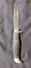 Vintage Case xx Fixed Blade Knife Stack Leather Handle picture